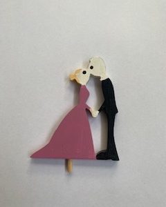 0404SP-Marriage Couple small painted